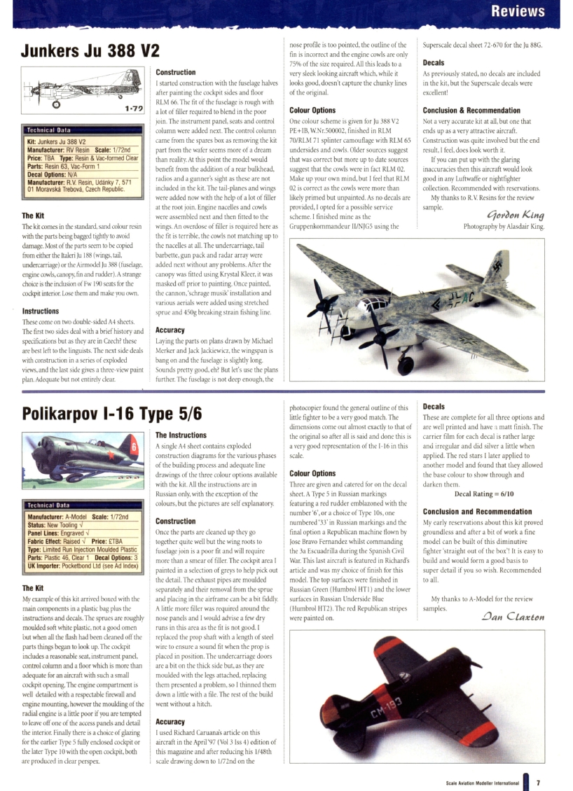 Scale Aviation Modeller International 1999-01